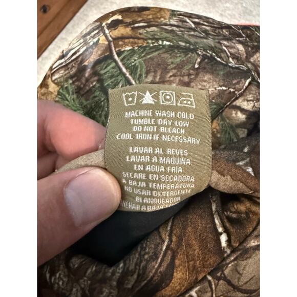 Realtree Camo Hunting Vest Men’s L Reversible Black / Xtra Pattern Outdoor Gear - Picture 5 of 9